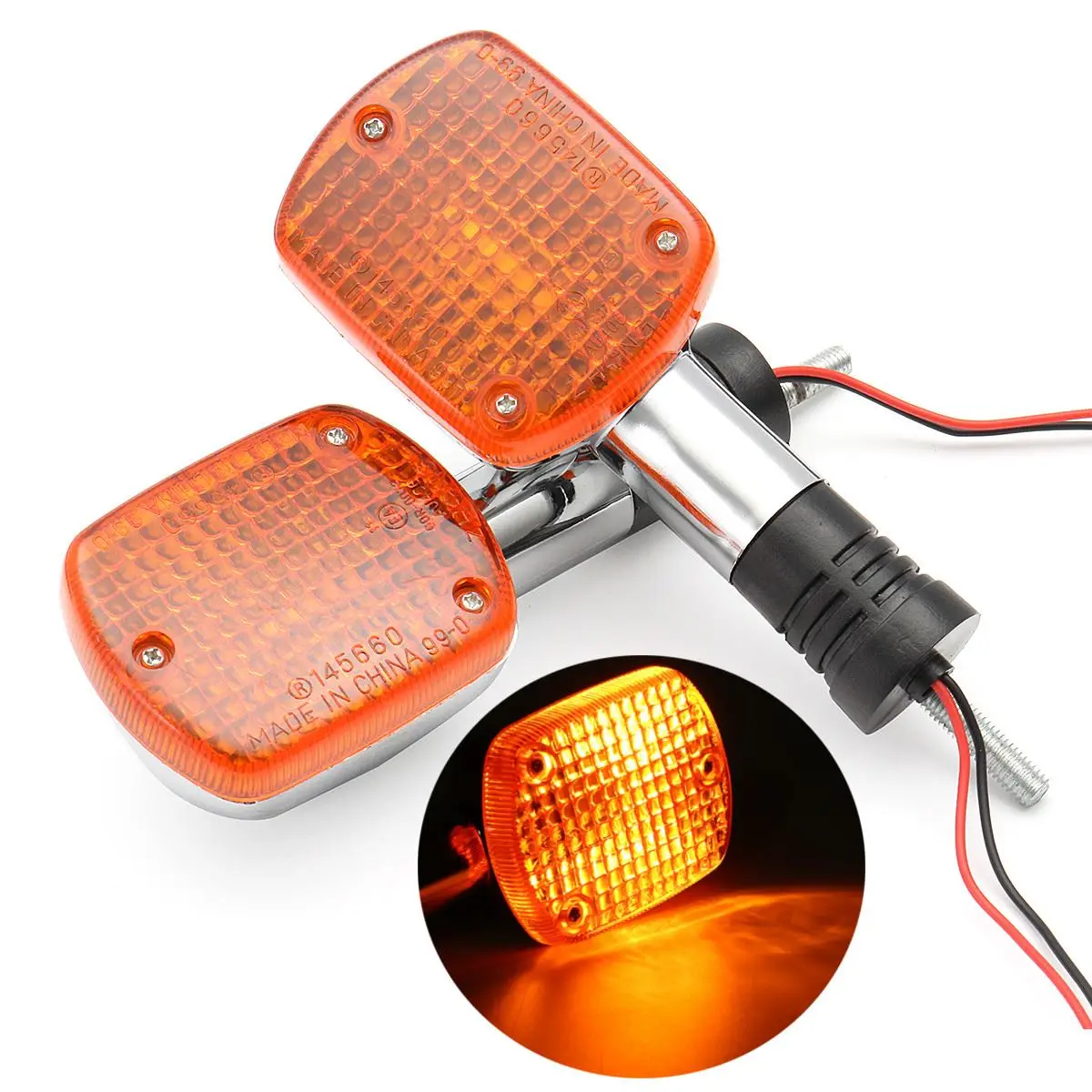 2 шт. светильник мигалка для мотоцикла Honda Shadow VTX Steed Rebel Magna 250 400 750|light for|lights for