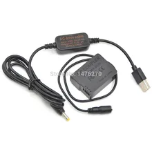 Мощность банк usb кабель+ DMW-DCC8 DMW-BLC12E поддельные батареи для lumix DMC GH2 GH2K GH2S G81 G85 GX8 FZ1000 FZ2500 FZ300 FZ200 G6 G7 G5