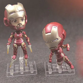 

Anime Iron Man PVC Action Figure Collectible Model doll toy 10cm (2pcs/set)