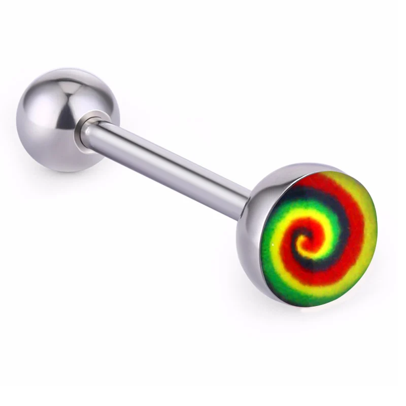 Piercing de langue pour hommes, 1 pièce, 1.6x18mm, Punk taehyung — free download