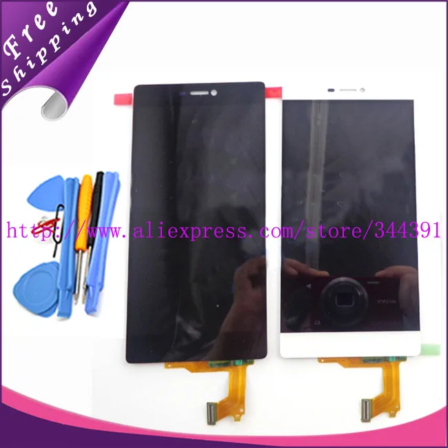 

Original p8 lcd for Huawei Ascend P8 LCD Display Touch Screen Panel Digitizer Assembly with tools tracking