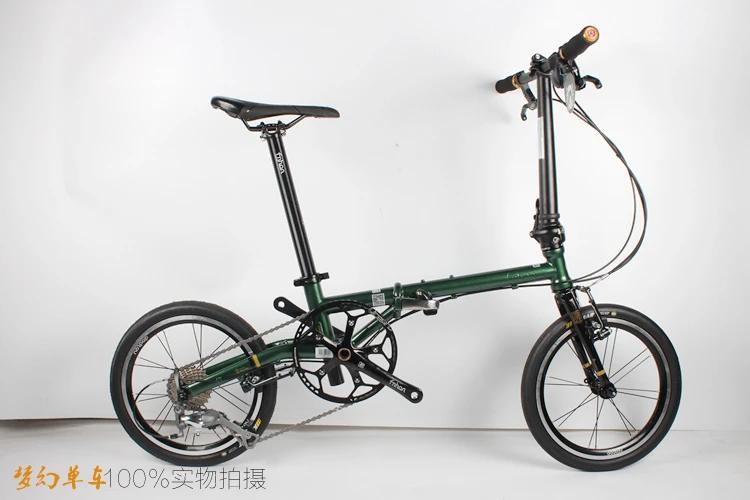 Flash Deal Ultra-light 9-speed chrome-molybdenum steel folding bike High quality Cost-effective bicycle Retro travel driving leisure BMX 12