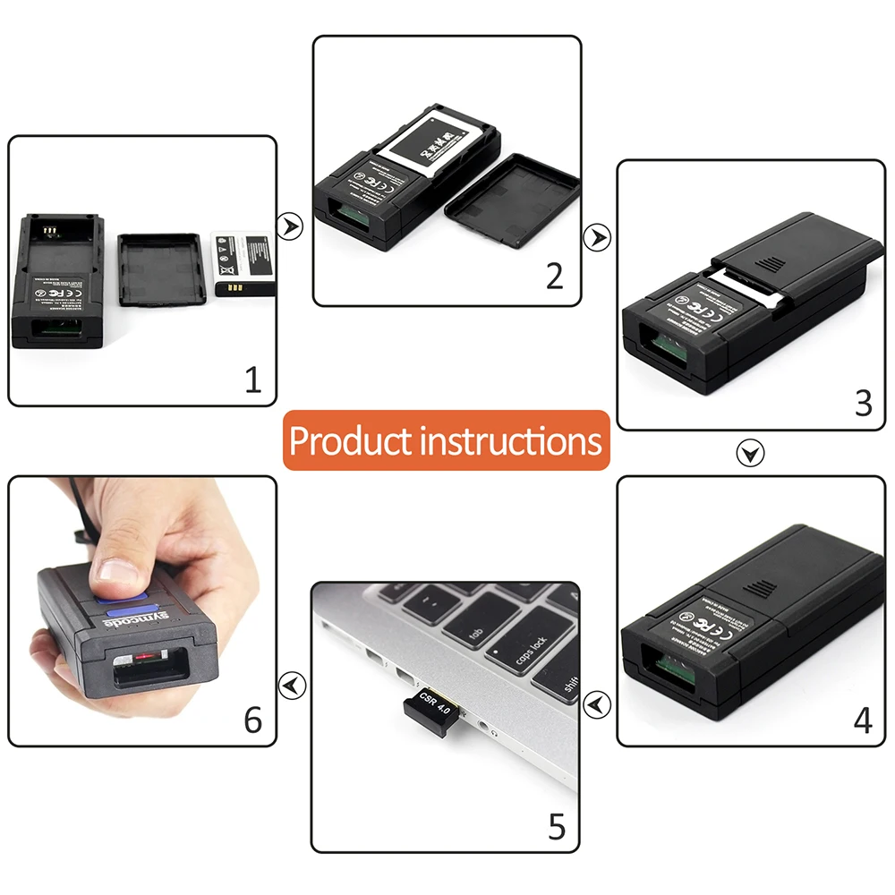 بلوتوث اللاسلكية ماسح الباركود 1d الليزر المحمولة usb بلوتوث 2.4 جرام قارئ الباركود اللاسلكية نقل مسافة 100 متر بلوتوث اللاسلكية ماسح الباركود 1d الليزر المحمولة usb بلوتوث 2.4 جرام قارئ الباركود اللاسلكية نقل مسافة 100 متر