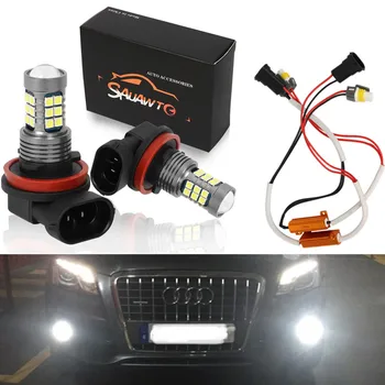 

2X H11 H8 LED Fog Light Bulb Auto Car Driving Drl Lamp Day Bulbs For AUDI TT Q3 Q5 A1 A3 A4 A5 A6 A7 A8L B5 B6 B7 B8 C5 C6 C7
