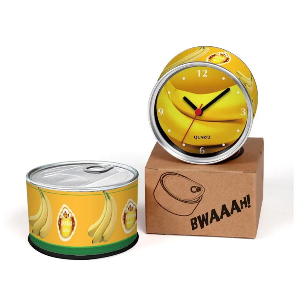 Best Banana Designs Kitchen Fridge Magnets Wall Clocks Cheap Desk Table Function Clocks 2pcs a lot Free Shipping