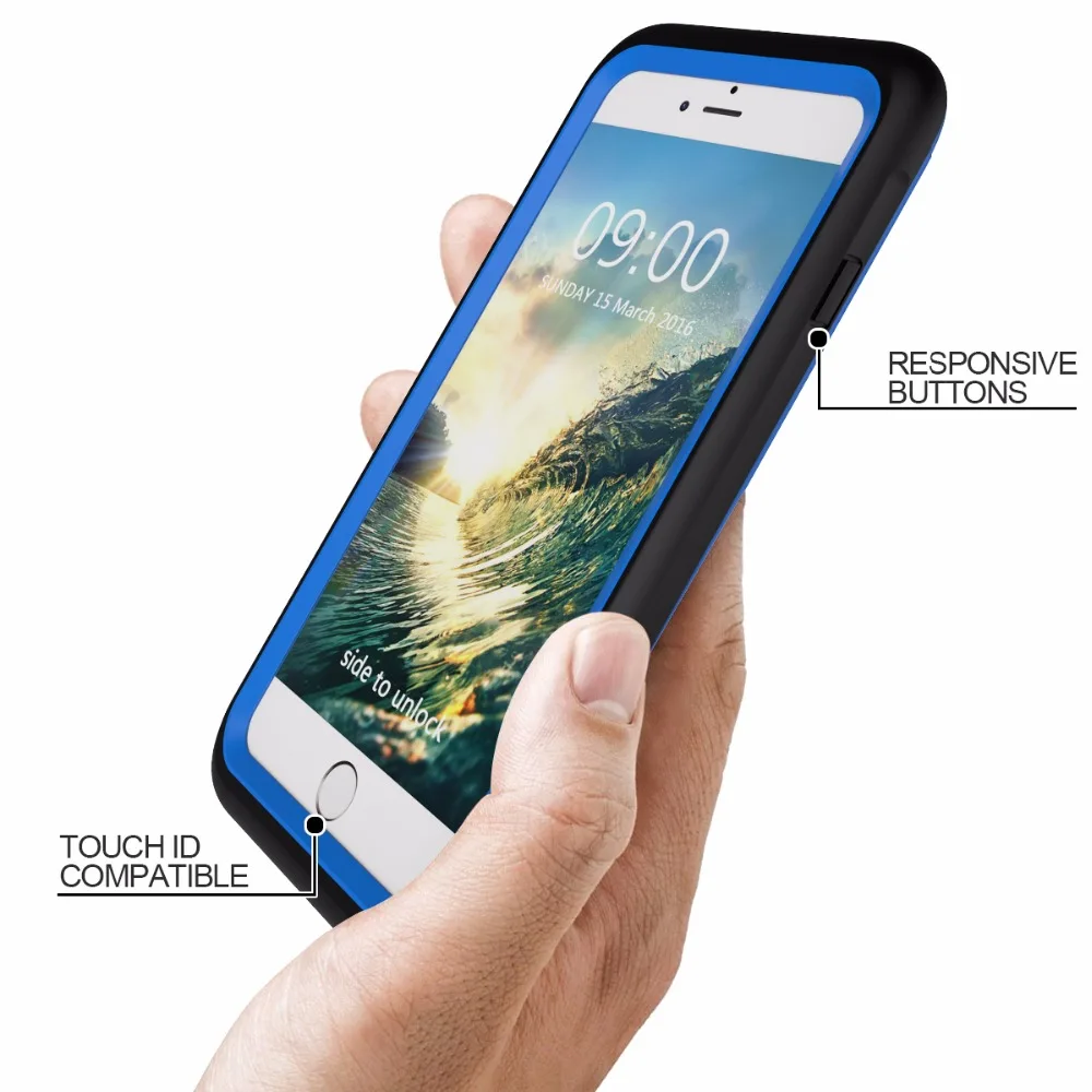 Водонепроницаемый чехол для iPhone 6 6s сенсорный экран прочный водостойкий мешок