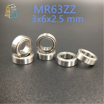 

3X6X2.5 SMR63 ZZ ABEC3 3x6x2.5 mm Stainless steel bearings 10pcs free shipping mini deep groove ball bearing