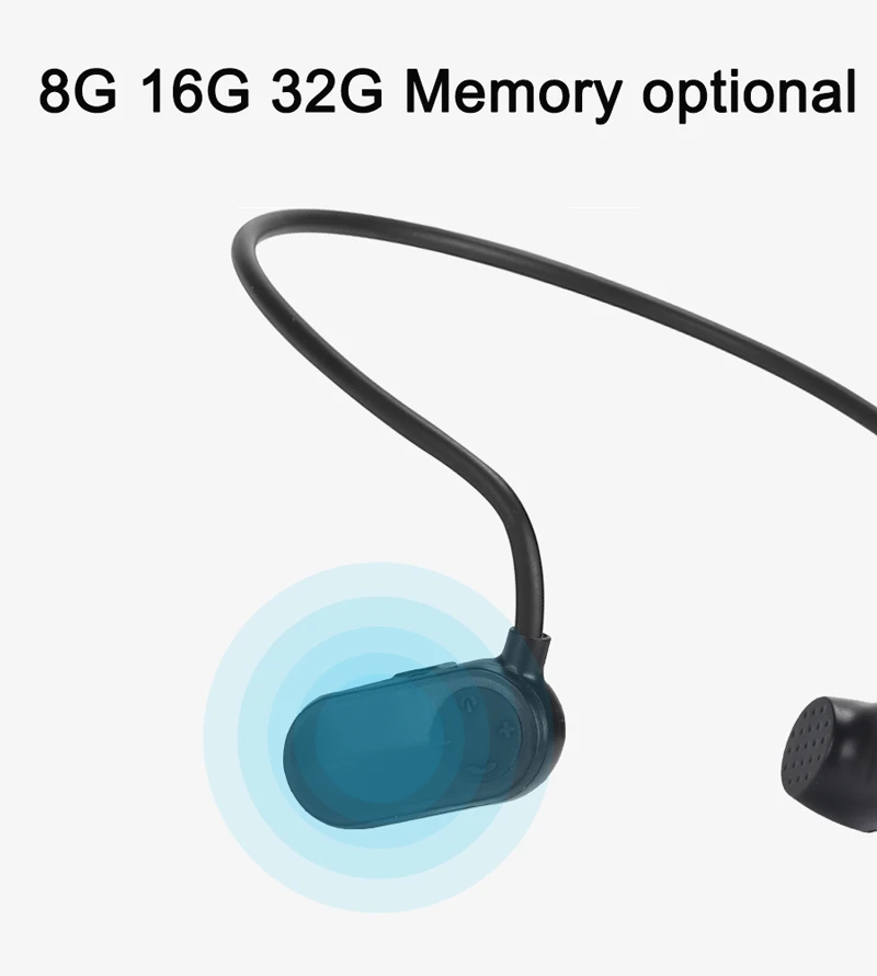 Volemer Apt-X V31 Bone Conduction Headset Hifi Mp3 Player IPX8 Waterproof Swimming Stereo Sport Portable Usb MP3 Music Players (3)