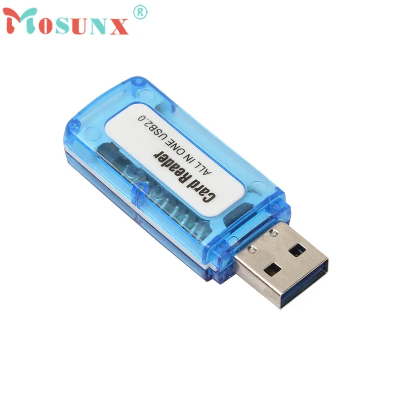 Mosunx Advanced считыватель MINI USB 2,0+ OTG Micro SD/SDXC TF кардридер адаптер 1 шт