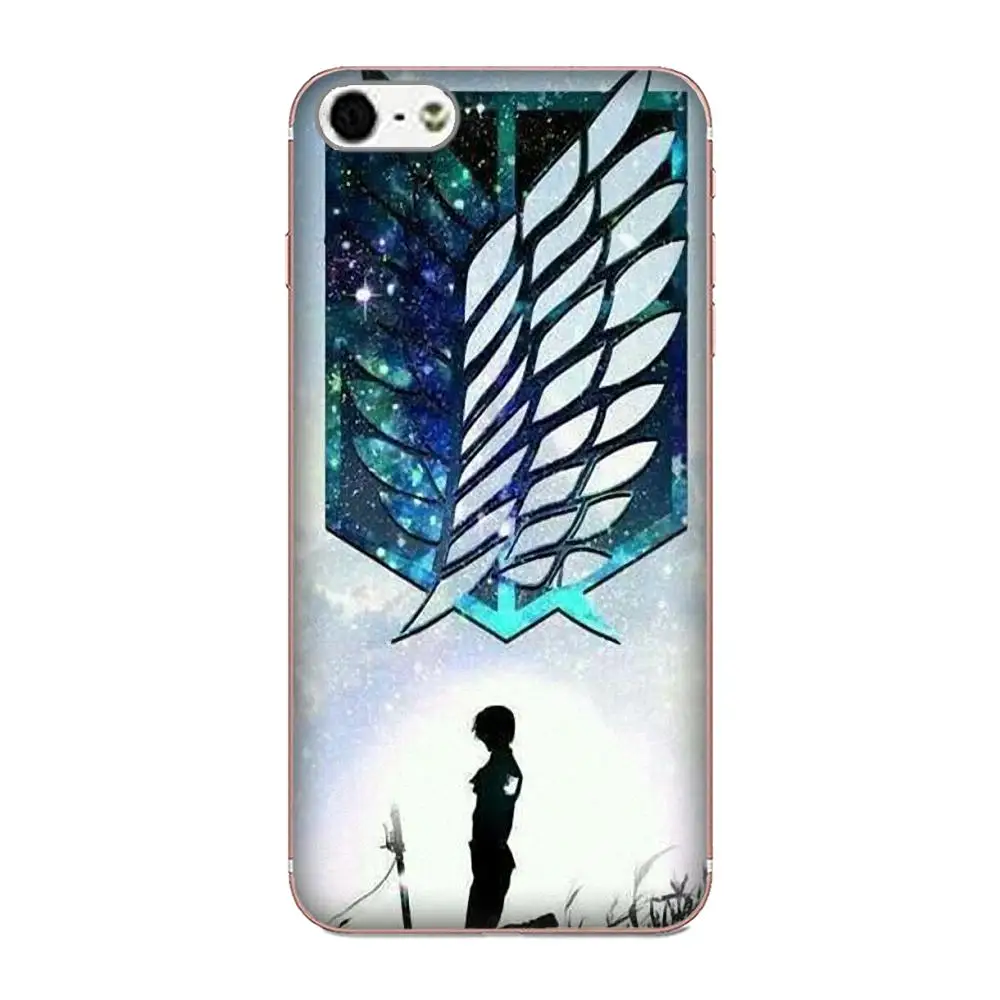 Аниме атака на Титанов крылья флаг свободы для Galaxy J1 J2 J3 J330 J4 J5 J6 J7 J730 J8 2015 2016 2017 2018