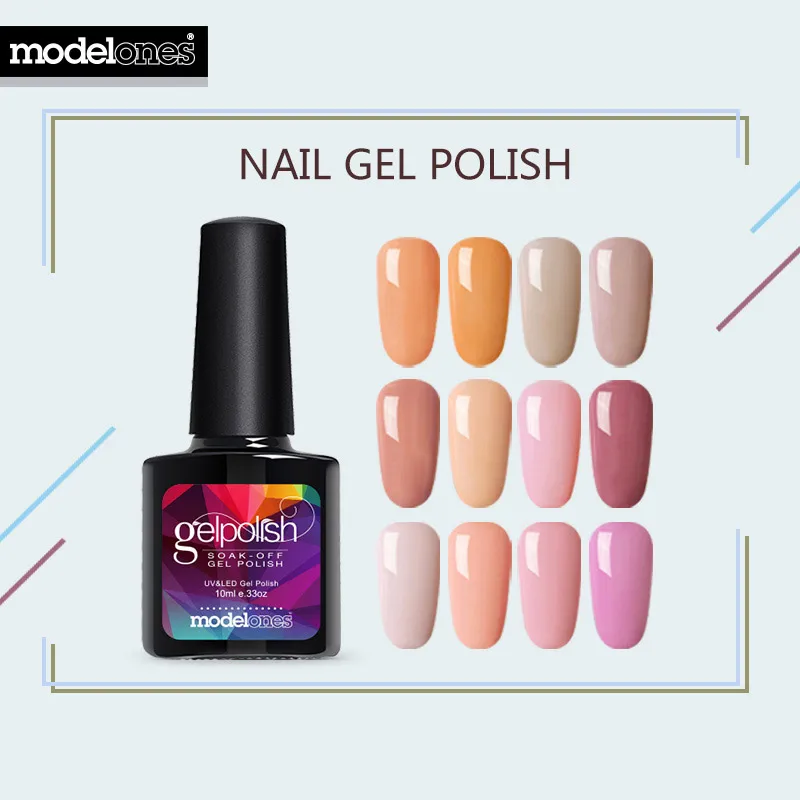 

Modelones 10ML Newest UV Nail Gel Polish Coffer Color Series Nail Varnish Semi Permanent Led Painting Gel Manicure Lacquer