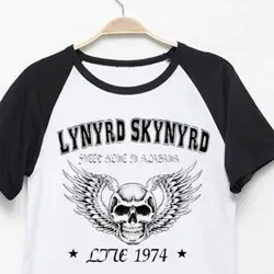 Lynyrd Skynyrd Бесплатная как птица цифровая печать винтажные Модные мужские и женские футболка хорошего качества