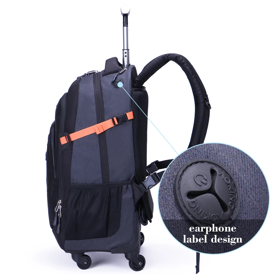 aoking rolling backpack
