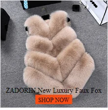 ZADORIN 5XL 6XL Female Fur Waistcoat Winter Warm Faux Fur Vest Women Plus Size Fashion O-Neck Long Sleeveless Faux Fur Coat womens parka coat