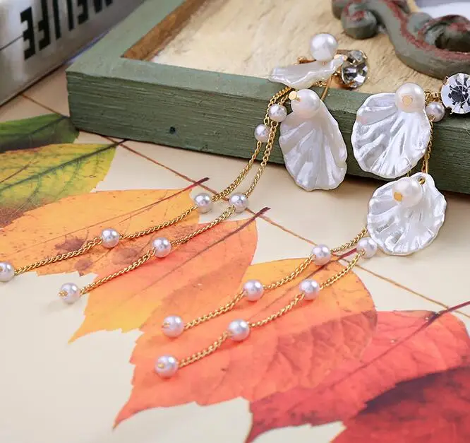 

604 Temperament Tassel Flower Superiority Clip Earrings Trendy Women Rhinestone Brincos Earrings Bijoux Jewelry Gift E5664