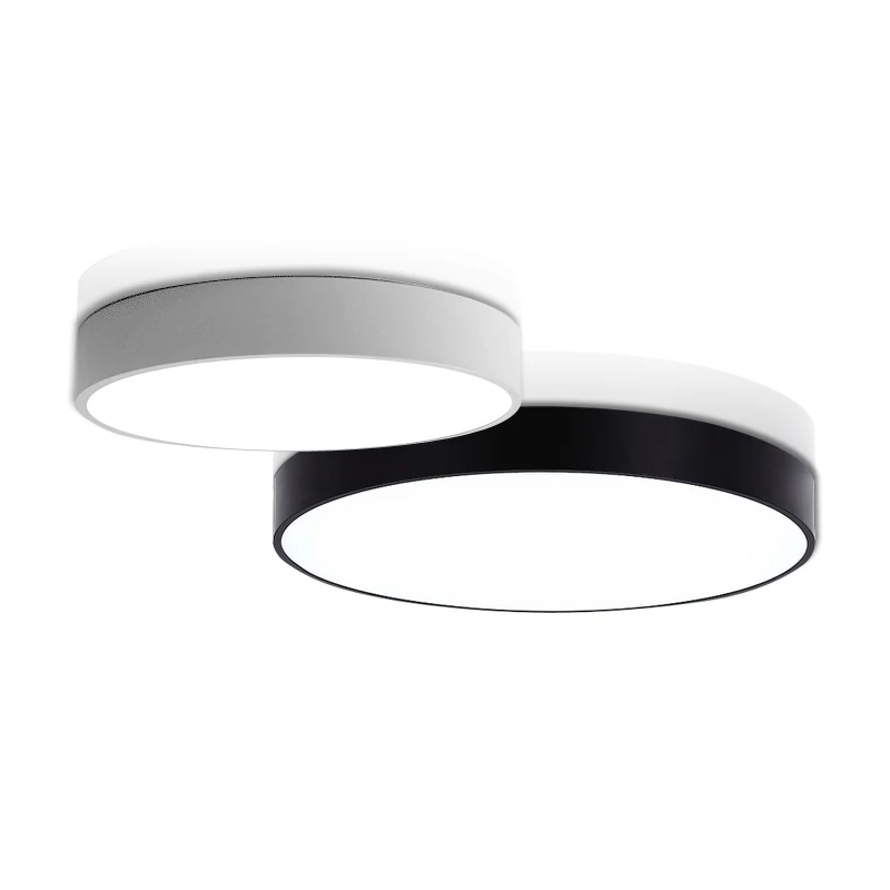 Led Modern Acryl Alloy Round 5cm Super Thin Lamp Light