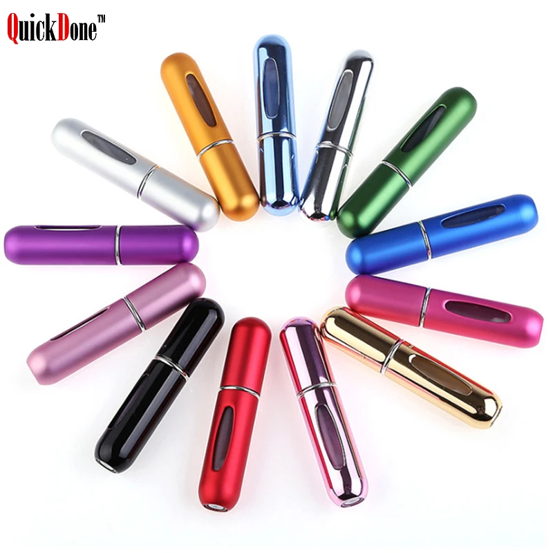 2PCs/Set 5ml Refillable Empty Atomizer Perfume Storage Bottles Portable Cosmetic Containers Traveler Makeup Jar NDK0390