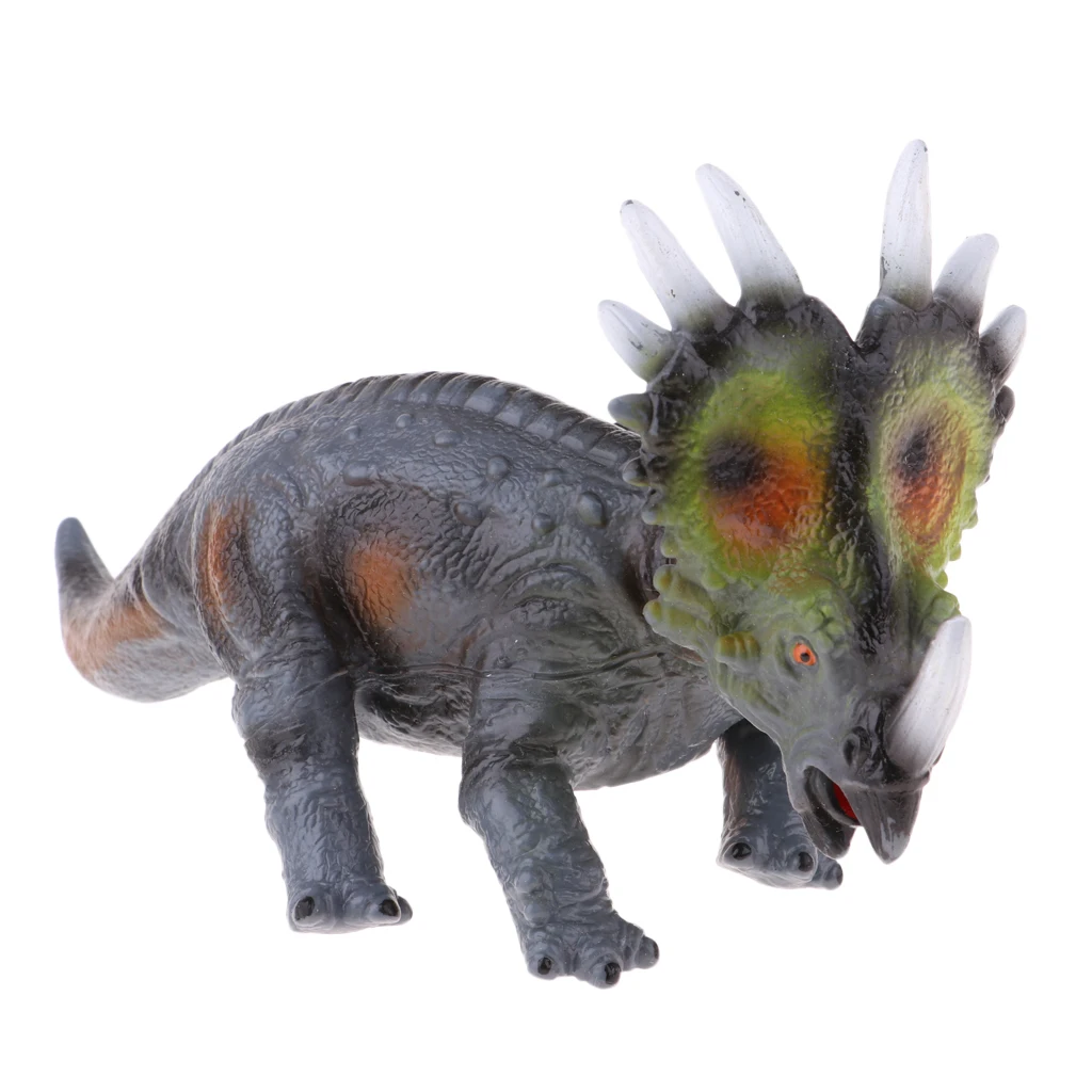 Моделирование Юрского периода фигурки животных Styracosaurus со звуком для Hallowmas трюки