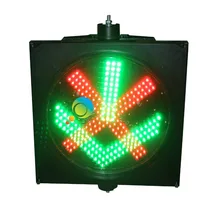 Высококачественная 400 мм платная станция огни холодная прокатанная плита Красный Крест Зеленая Стрелка светофор