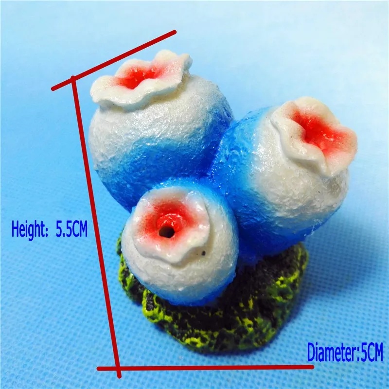 Цветок Форма Аквариума Декор Украшение кислородный насос воздушный пузырь камень воздушный насос привод игрушка орнамент 1 шт