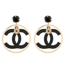 

Brincos Round Earrings for Women Big Earrings Long Resin Earrings Fashion Oorbellen Wedding Fine Jewelry Wholesale Pendientes