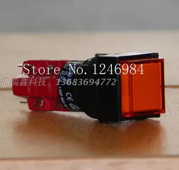 

[SA]D16LAS1-2AB Taiwan Progressive Alliance Orange Dual interlocking square button normally open normally closed switch DECA--10