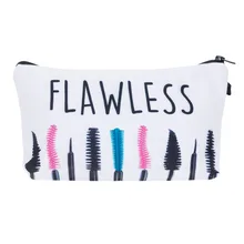 Flawless Neceser Portable Make Up Bag Case 3D Printing makeup Bag Organizer Bolsa feminina Travel Toiletry bags Cosmetic Bag