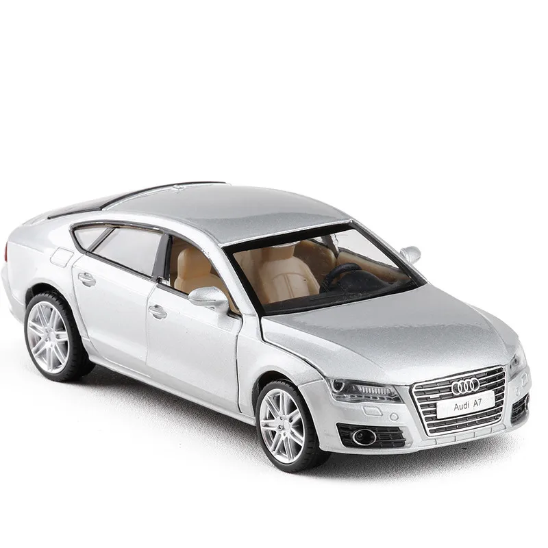 1:32 Бесплатная доставка Audi A7 Литой Сплав модель автомобиля электронный звук и