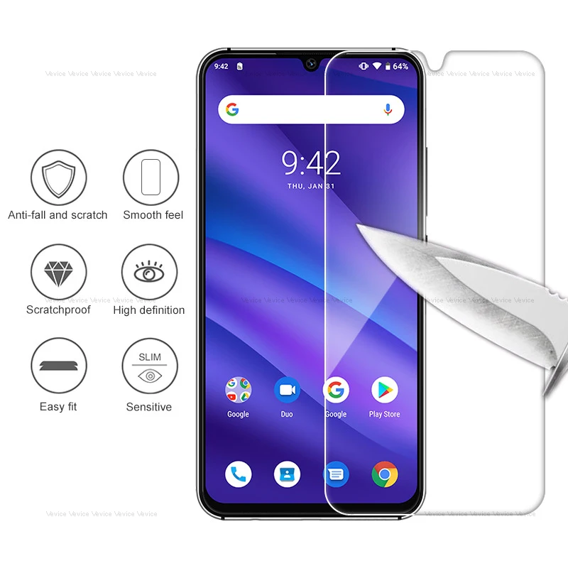 Закаленное стекло 9H для Umidigi A5 Pro F1 S3 S2 Z2 Lite One Max Защита экрана UMIDIGI A5Pro защитное
