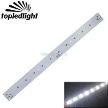 12 светодиодов светодиодный светильник Cree XPE XP-E белый 6500 к теплый белый 2700 к светодиодный излучатель лампочка светильник 12 В 12-24 Вт на 400 мм алюминиевый PCB бар