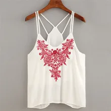 Модные женские шифоновые топы без рукавов с цветочным принтом, топ на бретелях, майка#0423 A#487