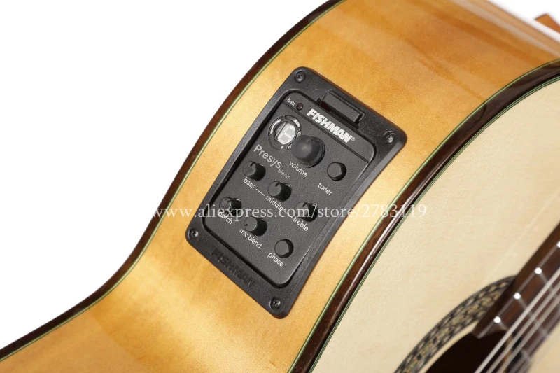 2018 New arrival Flagship Handmade 39 Electric Acoustic Flamenco guitar With Solid Spruce/Aguadze Body,Electric Classical guitar