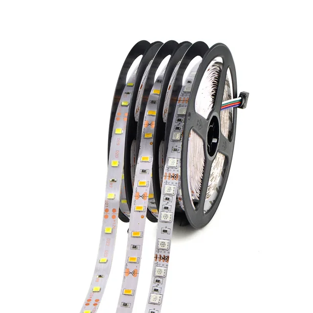 

5M SMD 2835 5630 5050 RGB LED Strip light DC 12V 60LEDs/M Flexible LED lamp Tape Ribbon Decoration Home lighting String