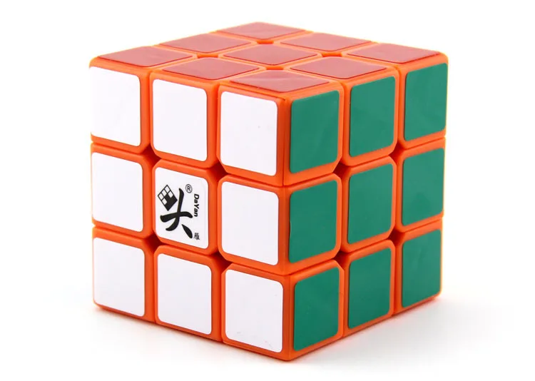 CubeXYZ DY zhanchi 5,7 см куб оранжевый/желтый куб головоломка идея подарка для X'mas день рождения коллекционный куб