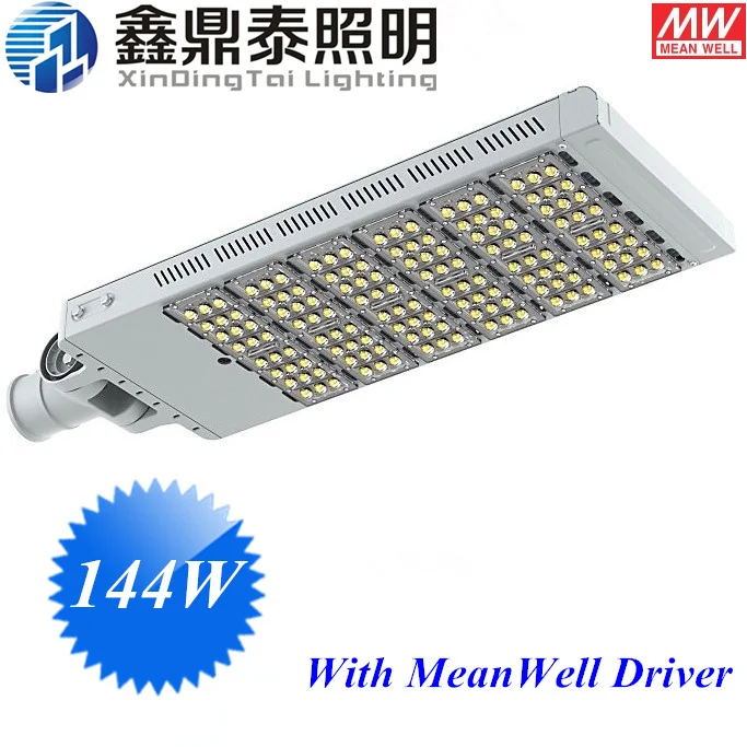 

150W Led Street Light 144leds Road Lamp Waterproof IP65 High Lumen LED Chip AC85-265V LED street light with meanwell driver