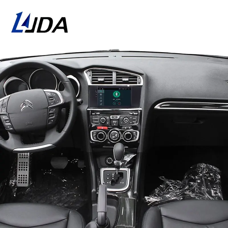 Perfect LJDA 1 Din 7 Inch Android 9.1 Car DVD Player For Citroen C4 C4L DS4 Wifi GPS Radio 2G RAM GPS Navigation Radio WIFI Multimedia 5