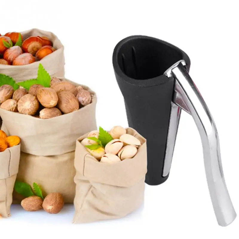 

Zinc Alloy Quick Walnut Cracker Nutcracker Sheller Dull Polish Durable Nut Clip Universal Opener