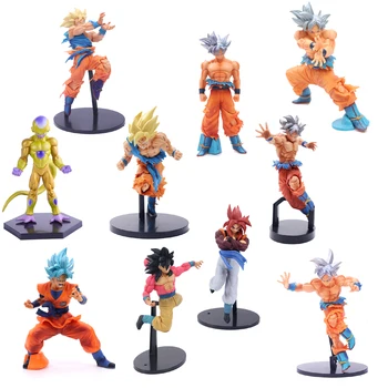 

1pcs Anime Dragon Ball Z Action Figures Super Saiyan Son Goku Frieza 13-26cm Figurine Collection Model Toys For Children Kid