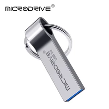 MicroDrive USB 3,0, USB флеш-накопитель, mteal, флеш-накопитель с кольцом для ключей, 128 ГБ, 64 ГБ, 32 ГБ, 16 ГБ, внешний флеш-накопитель, usb флешка