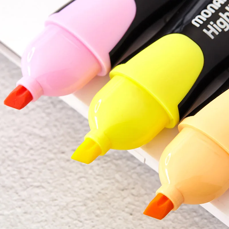 JIANWU 1 шт. Makaron креативное моделирование флуоресцентная ручка пуля журнал части мягкий цвет хайлайтер школьные принадлежности кавайи