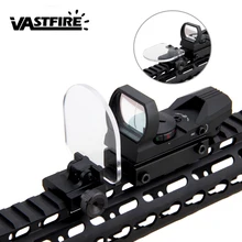 Круглый/квадратный складной прицел объектива Защитная крышка Щит панель 20 мм рейка 4 винтовки страйкбол прицел охота