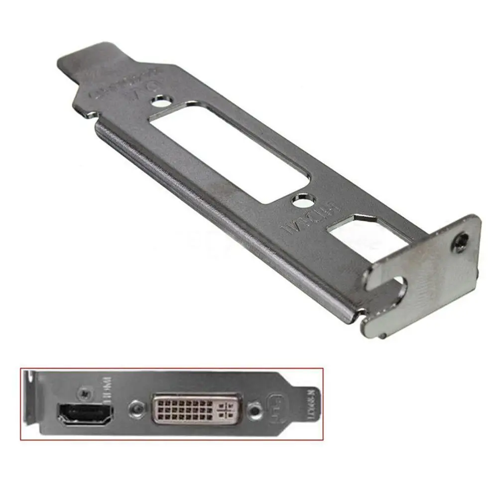 

Low Profile Bracket Adapter HDMI DVI Port For Half Height Graphic Video Card Set