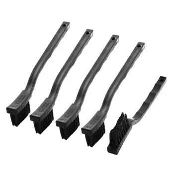 

5 Pcs Black Non Slip Handle PCB Rework ESD Anti Static Dust Brush 17cm