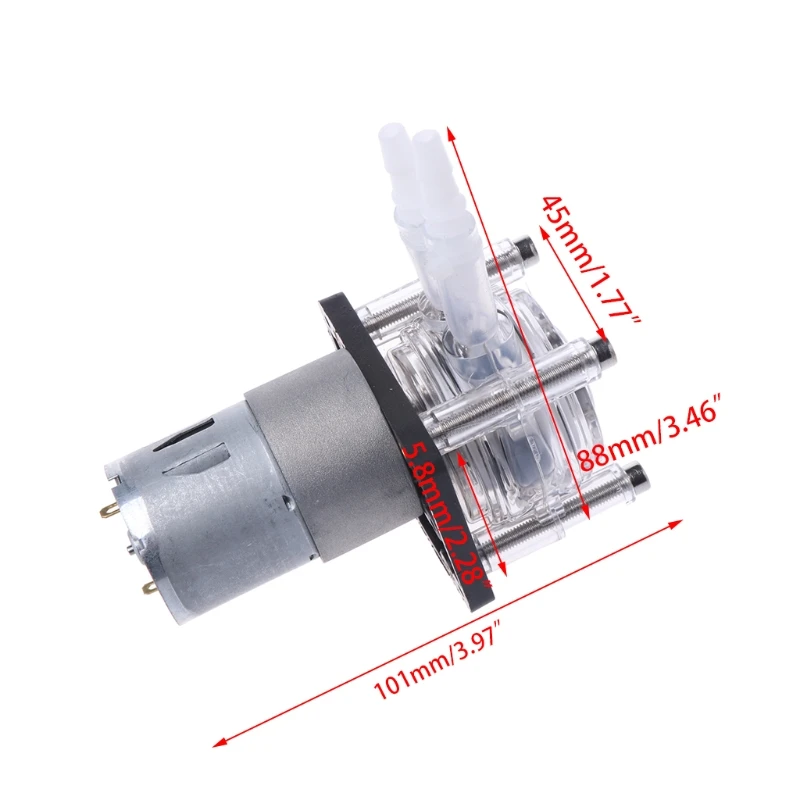 

New High Quality DC 12/24V Peristaltic Pump Large Flow Dosing Pump Vacuum Aquarium Lab Analytical
