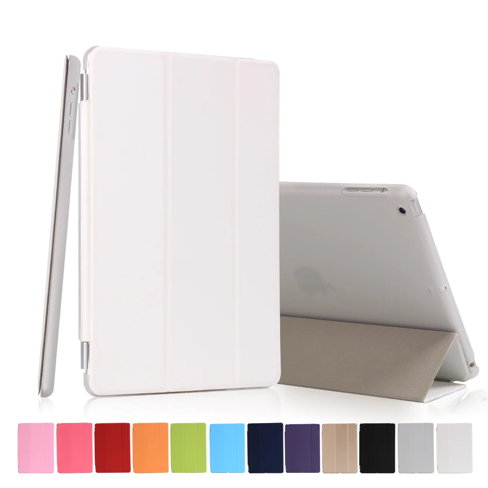 Чехол для for IPad Mini 1/2/3, golp 2 в 1 идеально подходит Магнитный искусственная кожа Smart Cover ПК прозрачный чехол для for IPad Mini 1/ 2/3