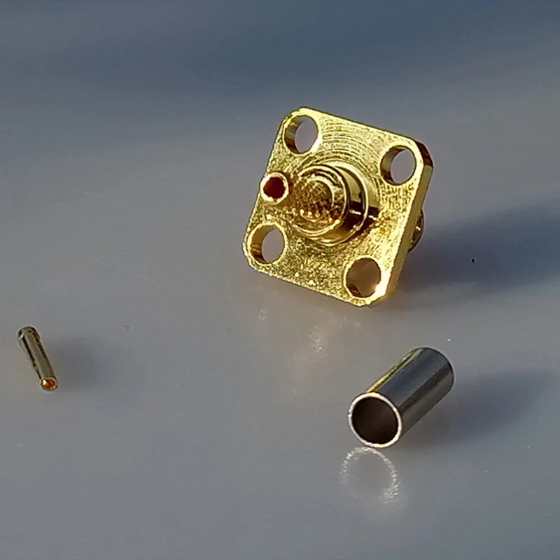Коаксиальный радиочастотный кабель RG316 RF SMA гнездовой шасси Панельное крепление 4