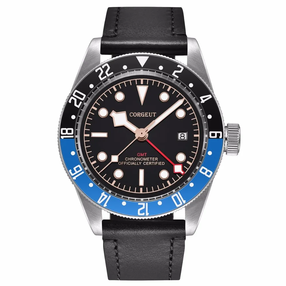 

Luxury Brand Men Automatic Mechanical Watch Schwarz Bay Luminous Calendar Military Sport Swim Clock Leather GMT Watches