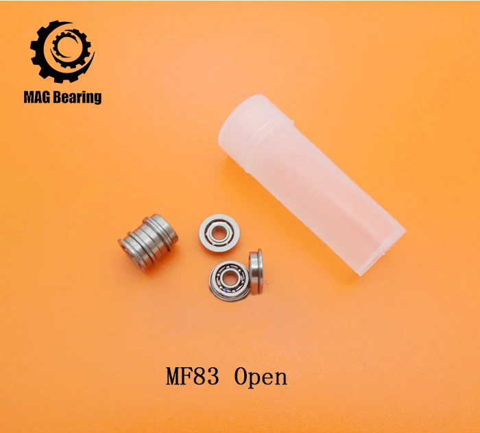 10pcs/lot Wholesale MF83 OPEN 3*8*9.2*2.5*0.6 metric series flanged miniature deep groove ball bearing | Обустройство дома
