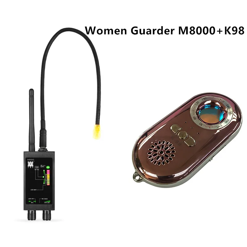 Handheld Radio Scanners Anti-Spy Wireless RF Signal Detector for Hidden Camera GSM Audio Bug Sweeper Finder Radio Scanner GPS Tracker US Plug