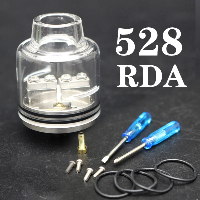 

2019 Newest 528 RDA clear glass type vapesoon Tank Atomizer RDA simple kit